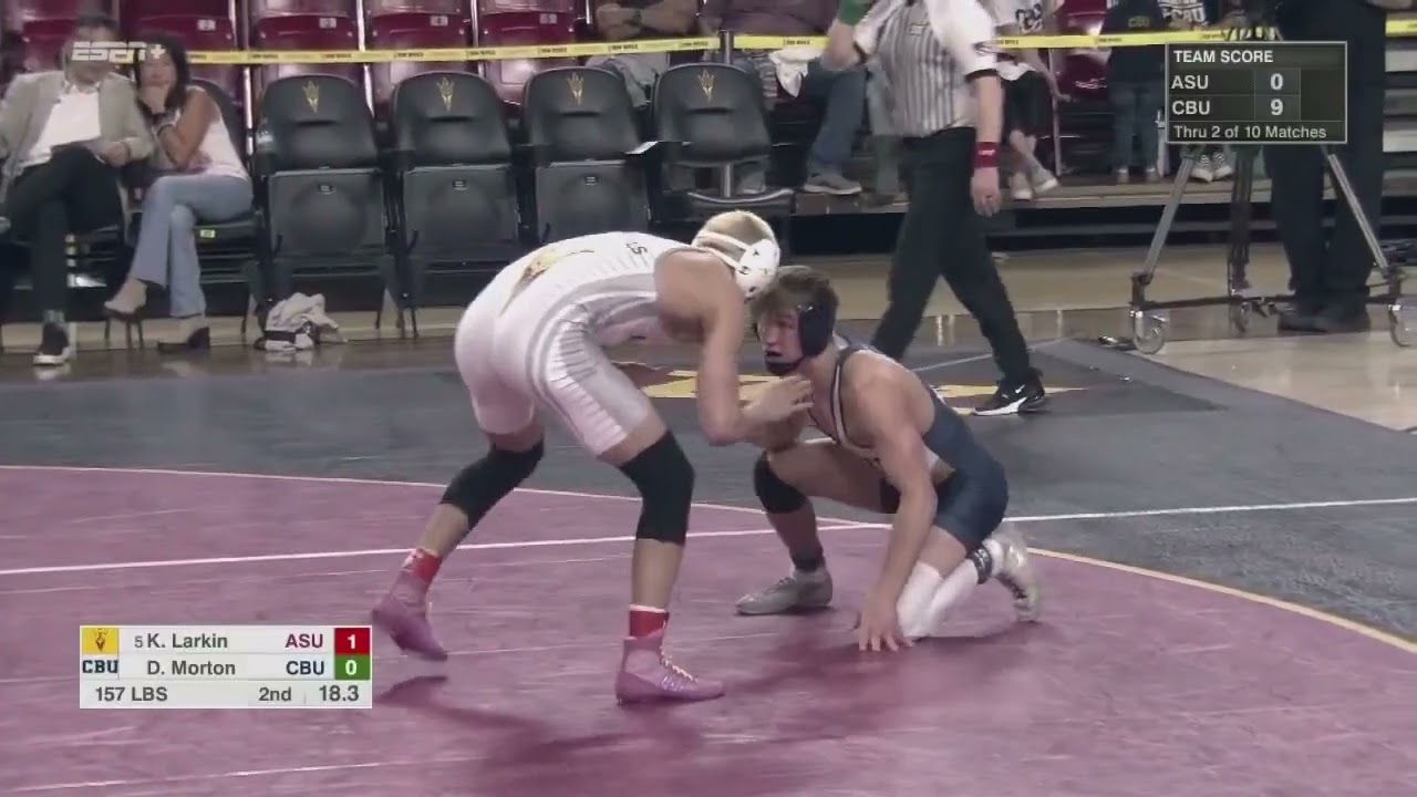 Kaleb Larkin vs. Draydon Morton (157lbs) FULL MATCH | 2025-26 Big 12 Wrestling