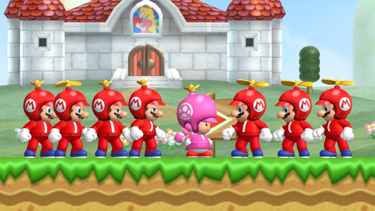 NSMB Wii with 8 players