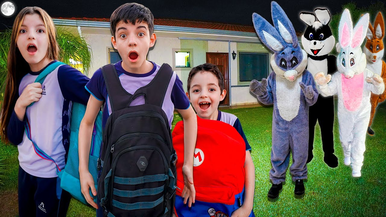 O COELHO MALVAD&Atilde;O - CHEGAMOS DA ESCOLA E ELES ESTAVAM NOS ESPERANDO!! - Parte 30