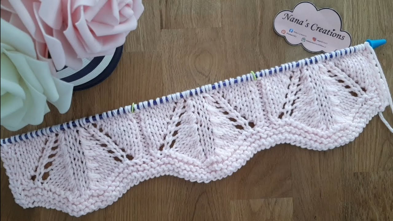 Bordino ai ferri n° 519 / knitted edge / Borde tejido