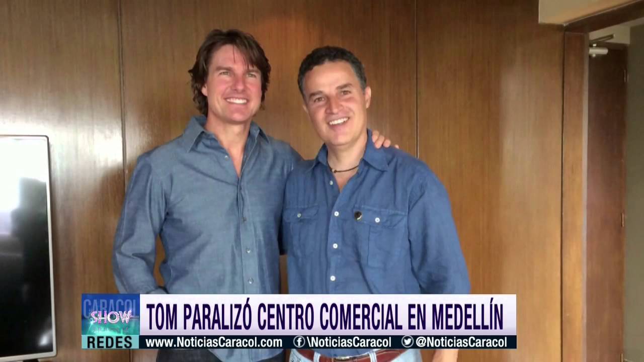 Como Pedro por su casa, así se pasea Tom Cruise en Medellín 23 Agosto 2015