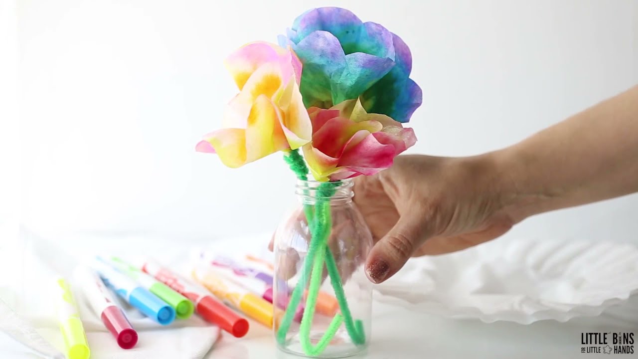 How to Make Coffee Filter Flowers