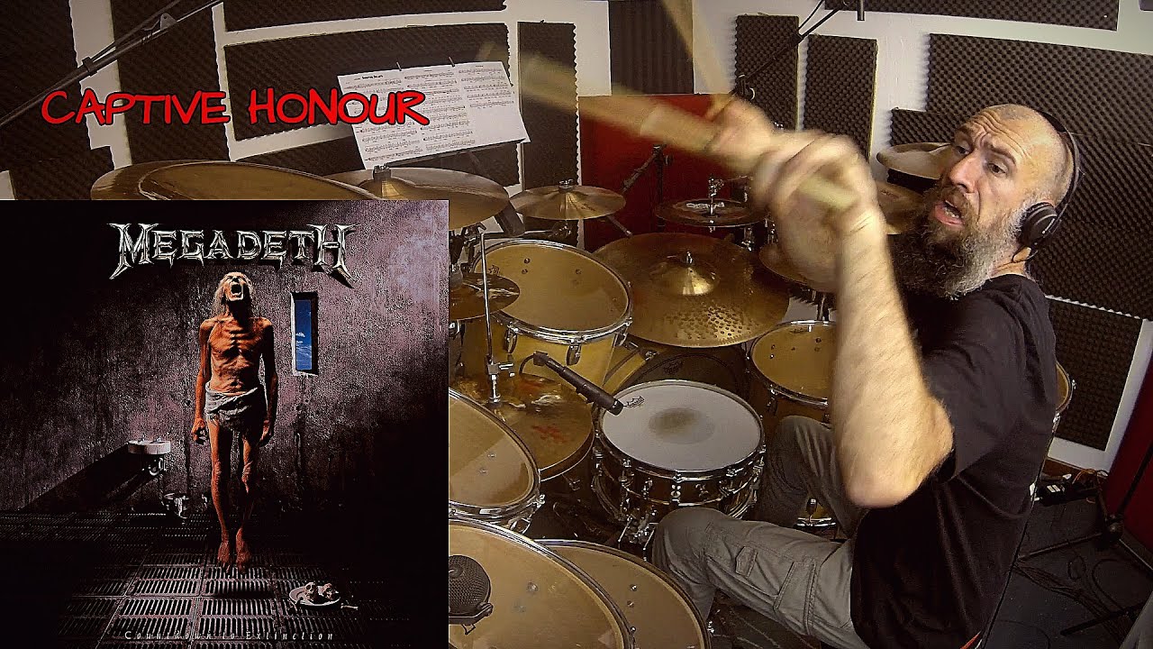 Megadeth - Captive Honour - Nick Menza Drum Cover by Edo Sala