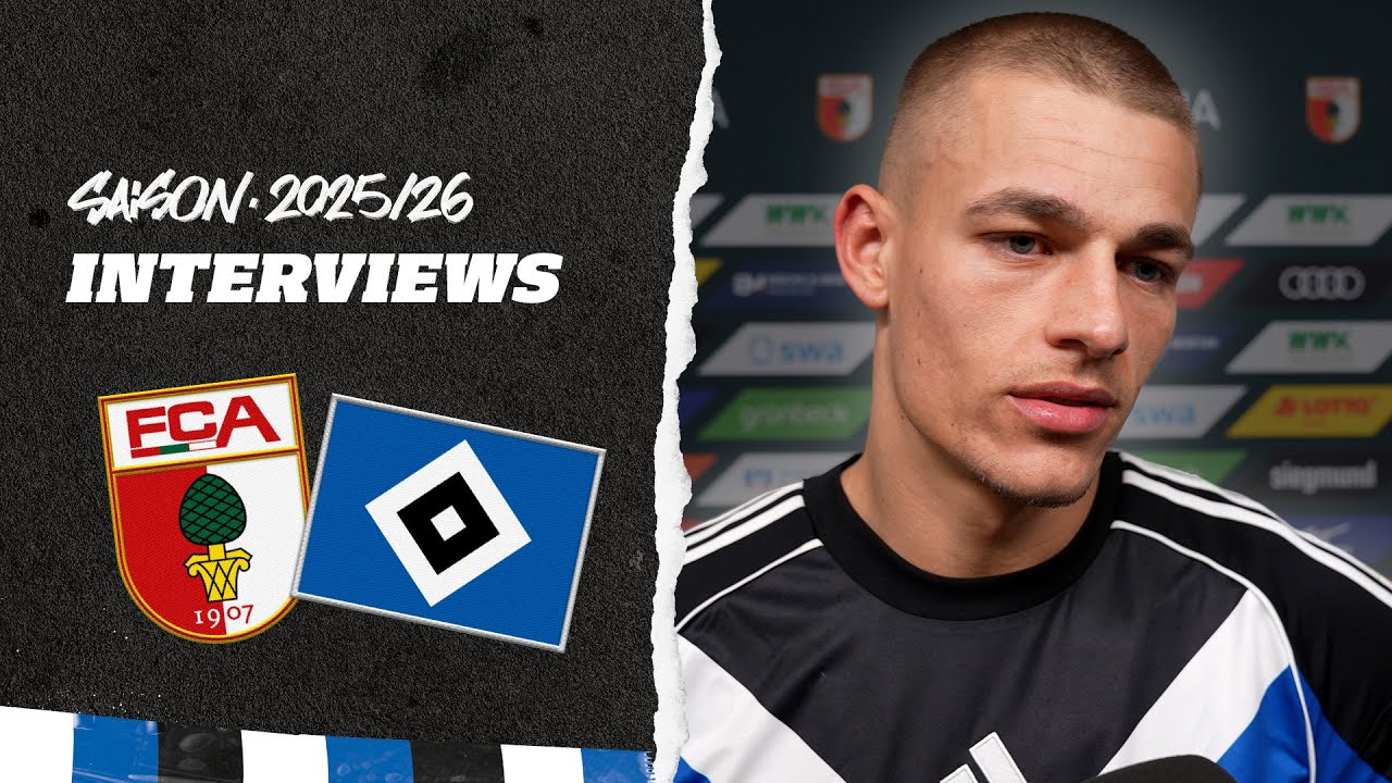 "EINE AKTION ENTSCHEIDET ES DANN" | Interviews nach dem Spiel | FC Augsburg vs. HSV | 11. Spieltag