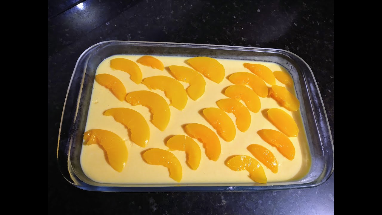Preparar postre de durazno, f&aacute;cil y delicioso