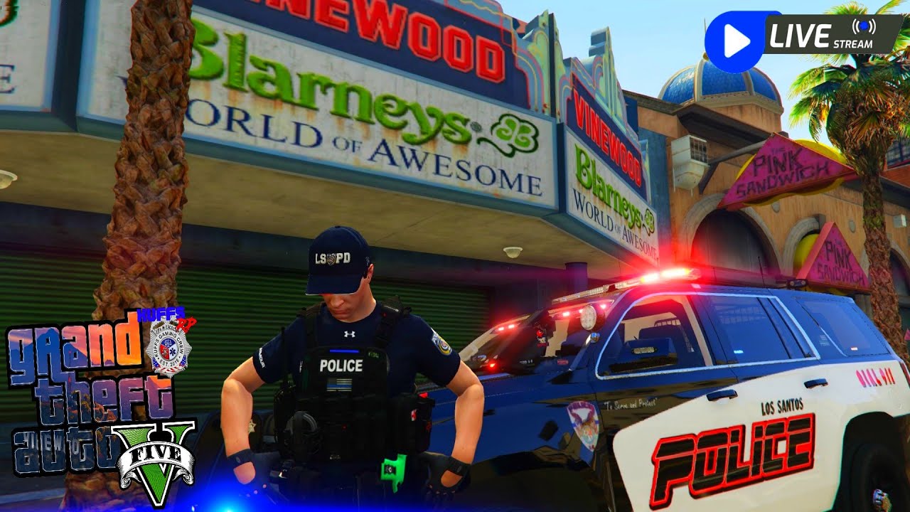 LIVE: GTA V Kuffs FiveM Roleplay: LSPD City Patrol