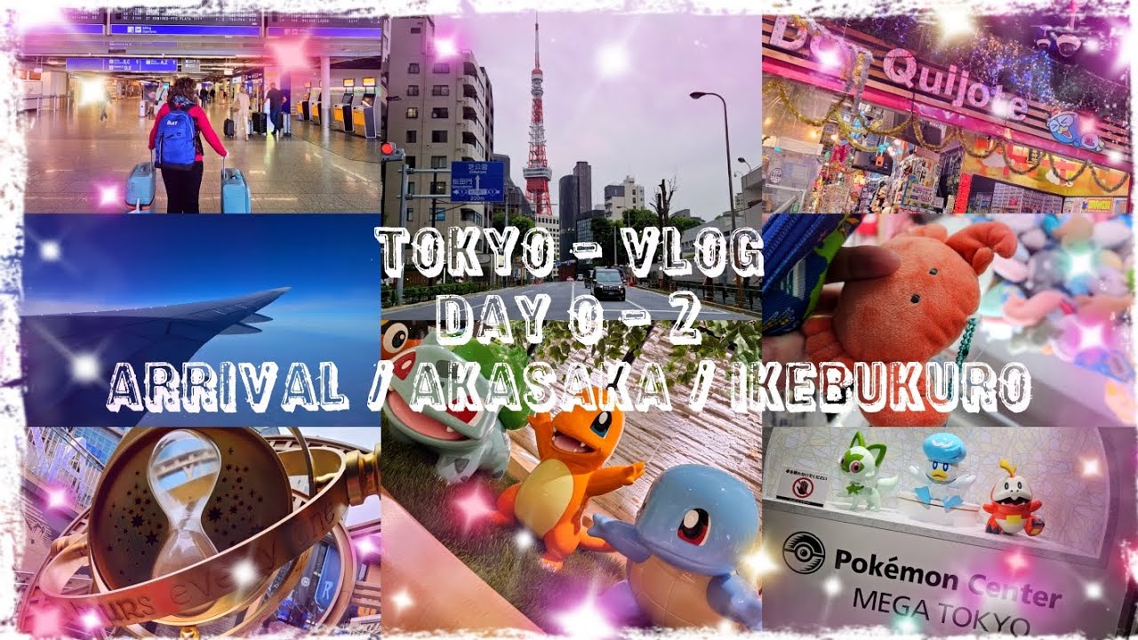 Tokyo, Japan - Summer 2024 - Solo Trevelling Vlog: Day 0 - 2 [Arrival / Akasaka / Ikebukuro]