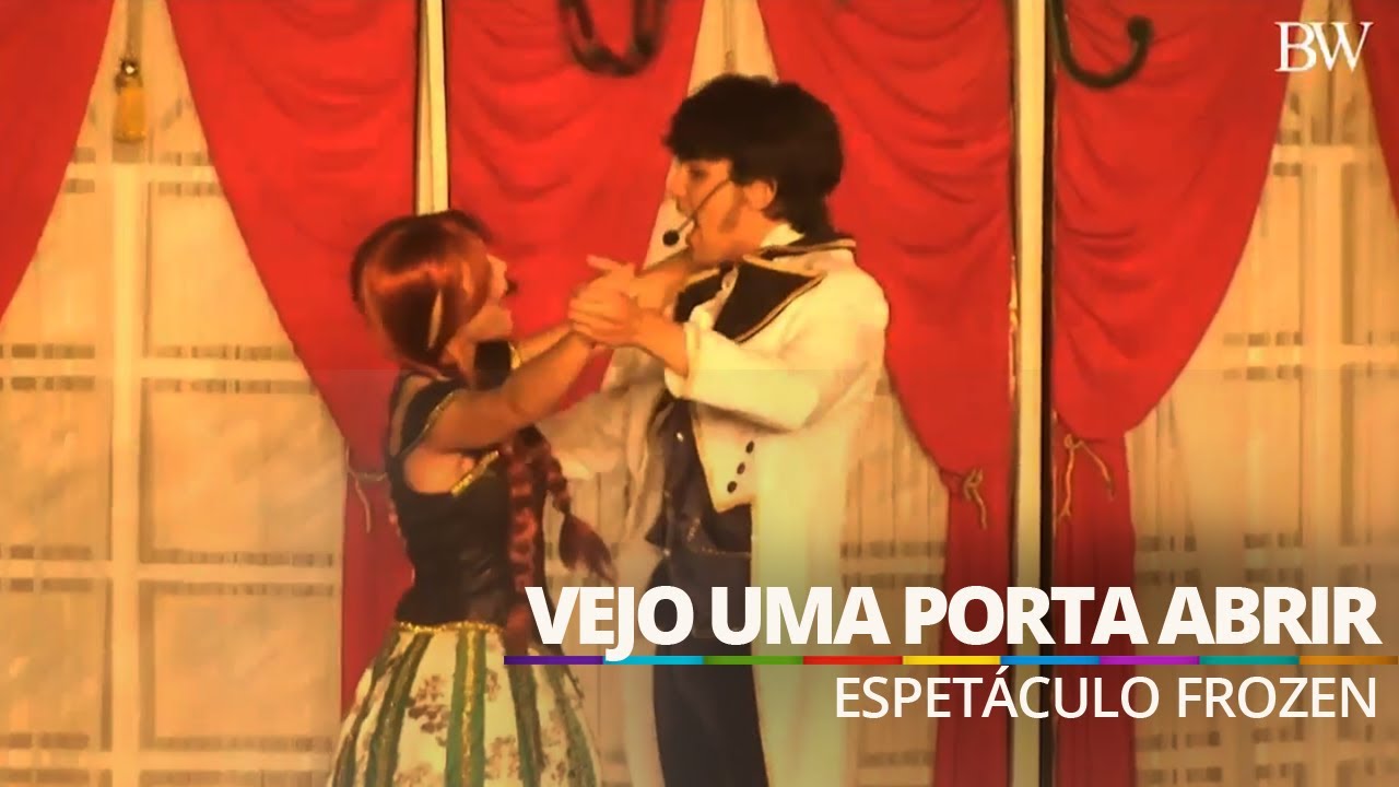 Anna e Hans Kristoff, do espetáculo 