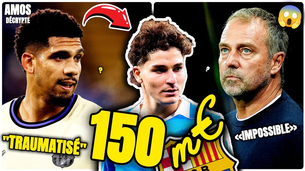 🚨JULIAN ALVAREZ AU BARÇA POUR 150M€, L'AT REFUSE, ARAUJO PEUT BLOQUER TOUT LE MERCATO DU BARÇA !😱