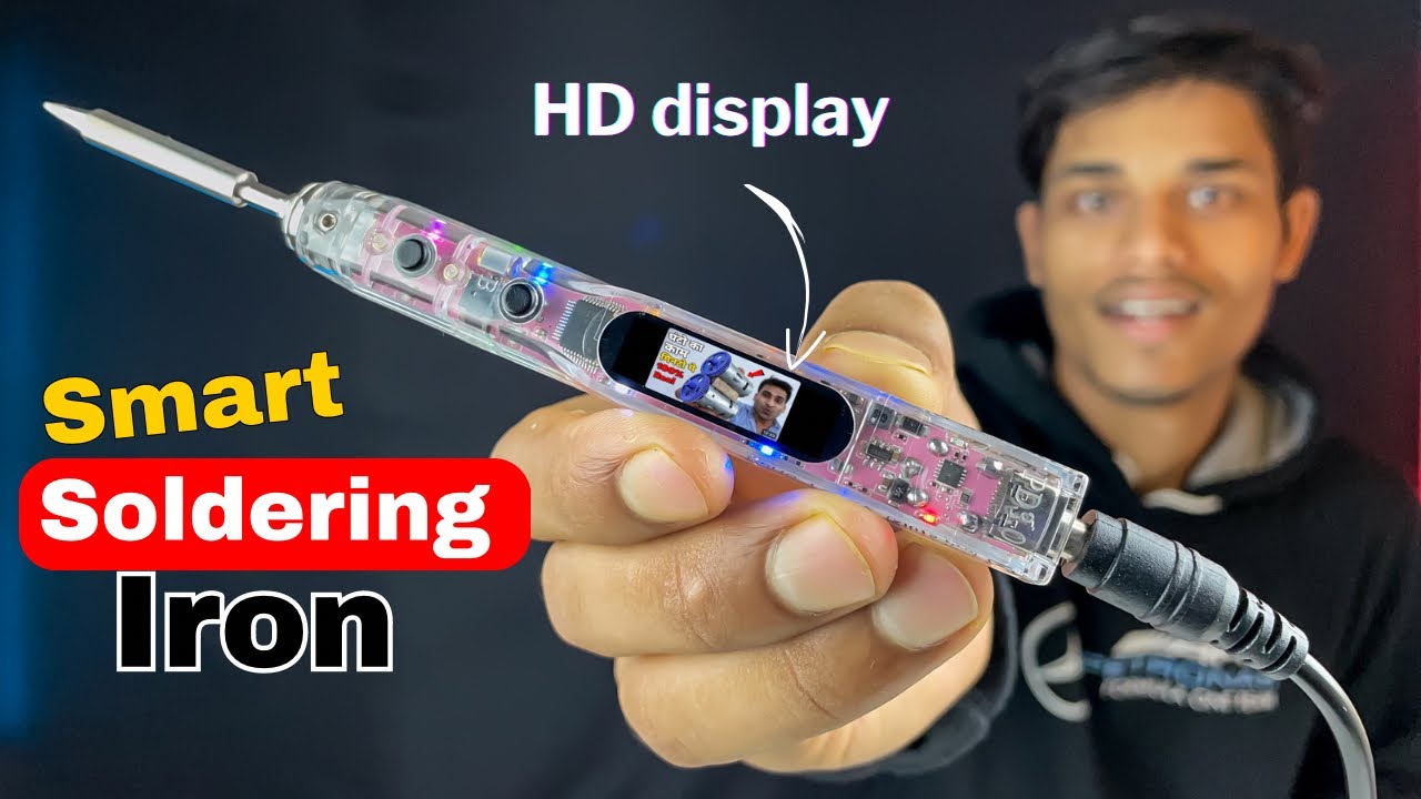 इस Smart Soldering Iron के अन्दर HD Display हैं 🤩 SI012 Pro Max Soldering Iron Kit Unboxing