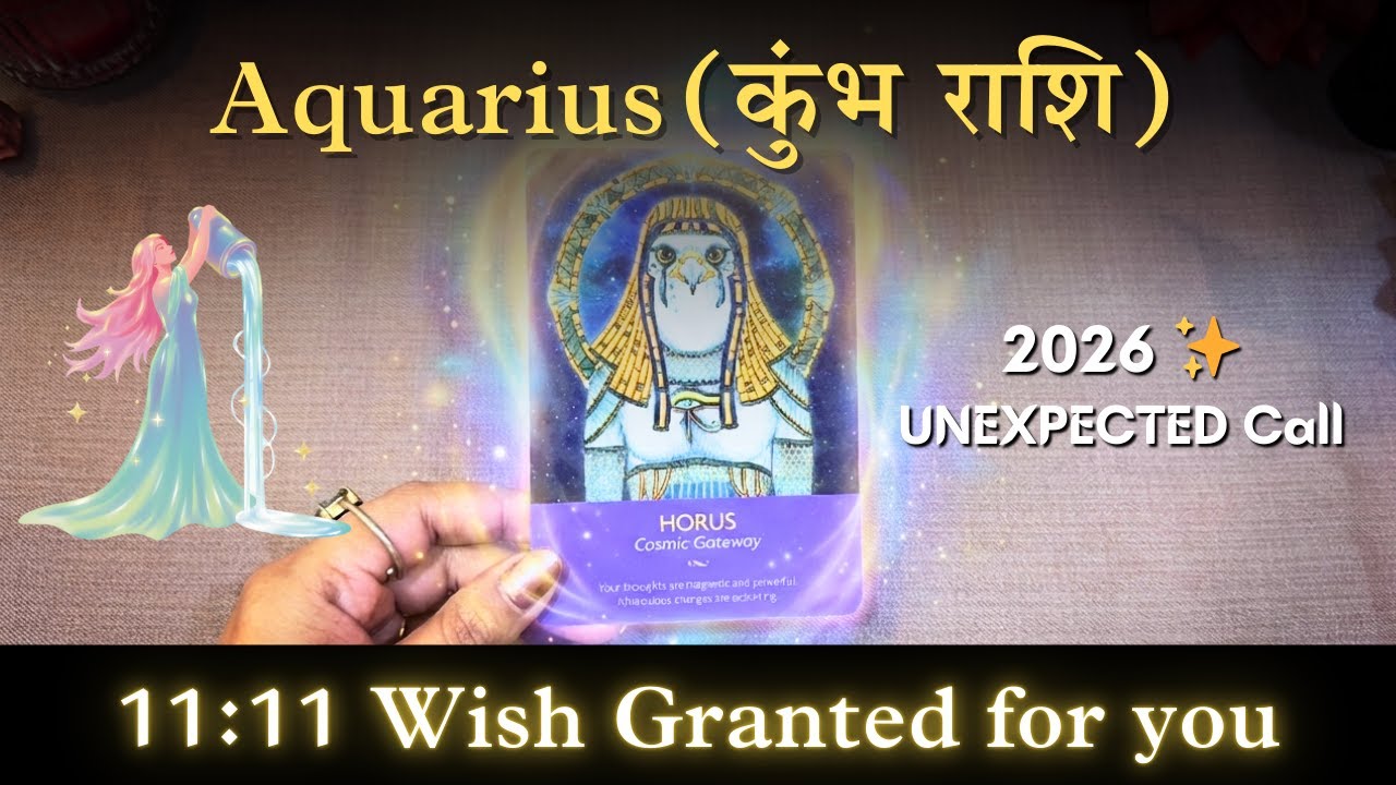 Aquarius 2026 Horoscope | Wish Granted! 🧞‍♂️ | 2026 में कुम्भ राशि का सपना पूरा (Dream Come True)