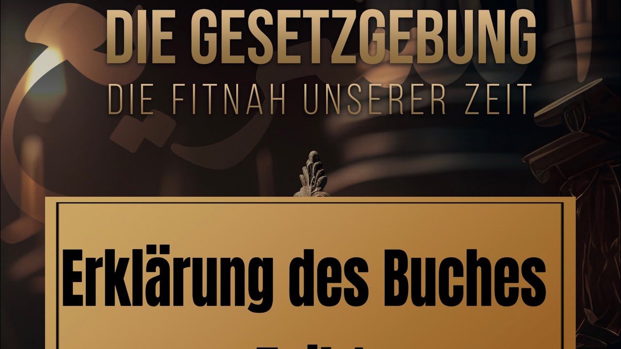 Erklärung des Buches Teil 1