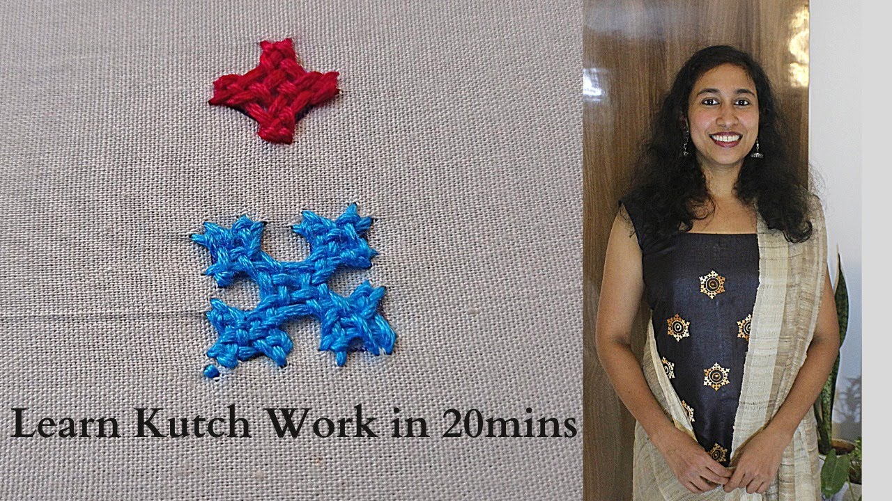 EP#12 Hand Embroidery for Beginners #Kutch work #Sindhi Stitch #Gujarati Silai | Malayalam