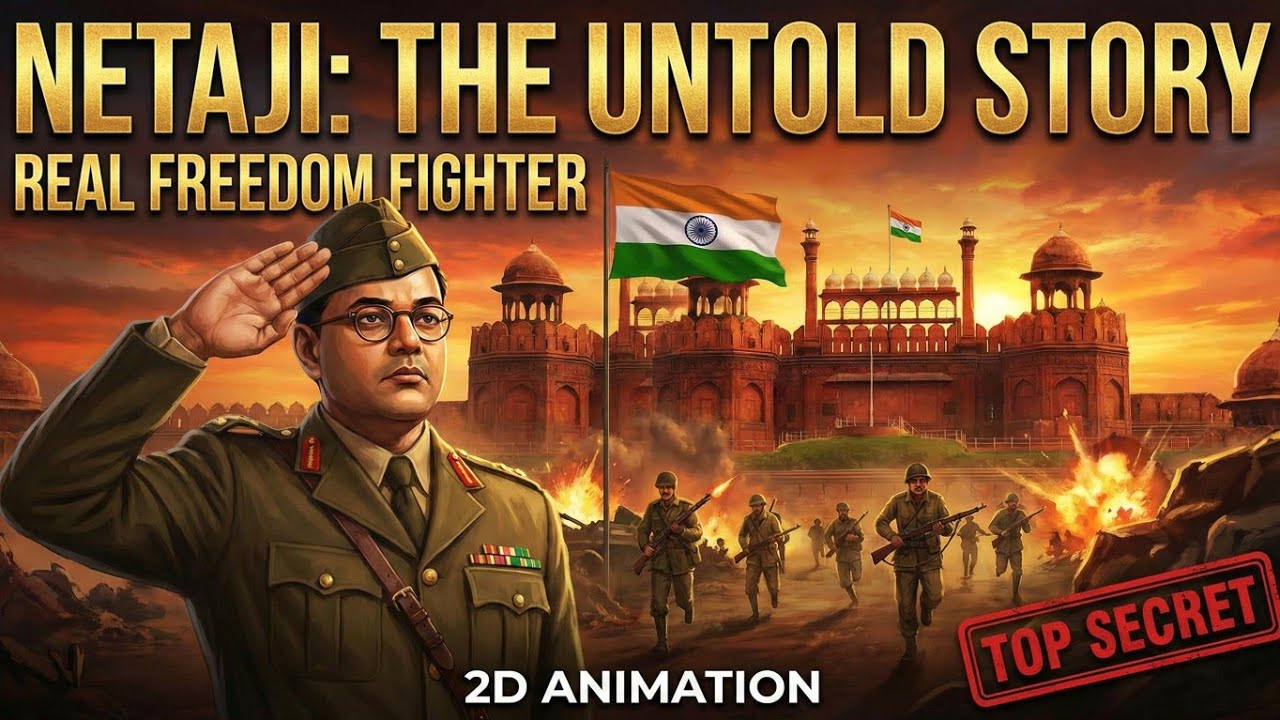 Netaji Subash Chendra Bose and the War That Changed India Forever. Untold story | 2D Animation
