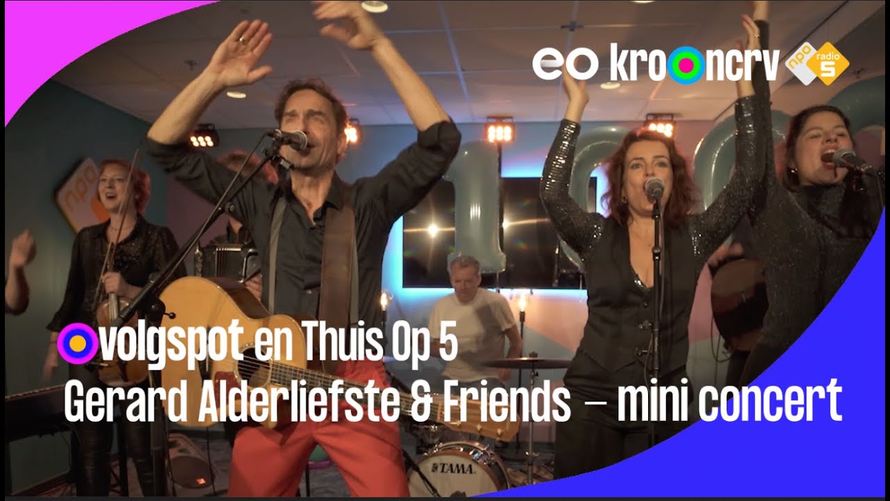 Gerard Alderliefste & friends - Mini concert⎜Evergreen Café⎟NPO Radio 5