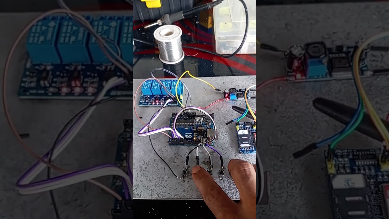 Arduino Standalone Relay controller  #arduino #electronic #homeassistant #sim900