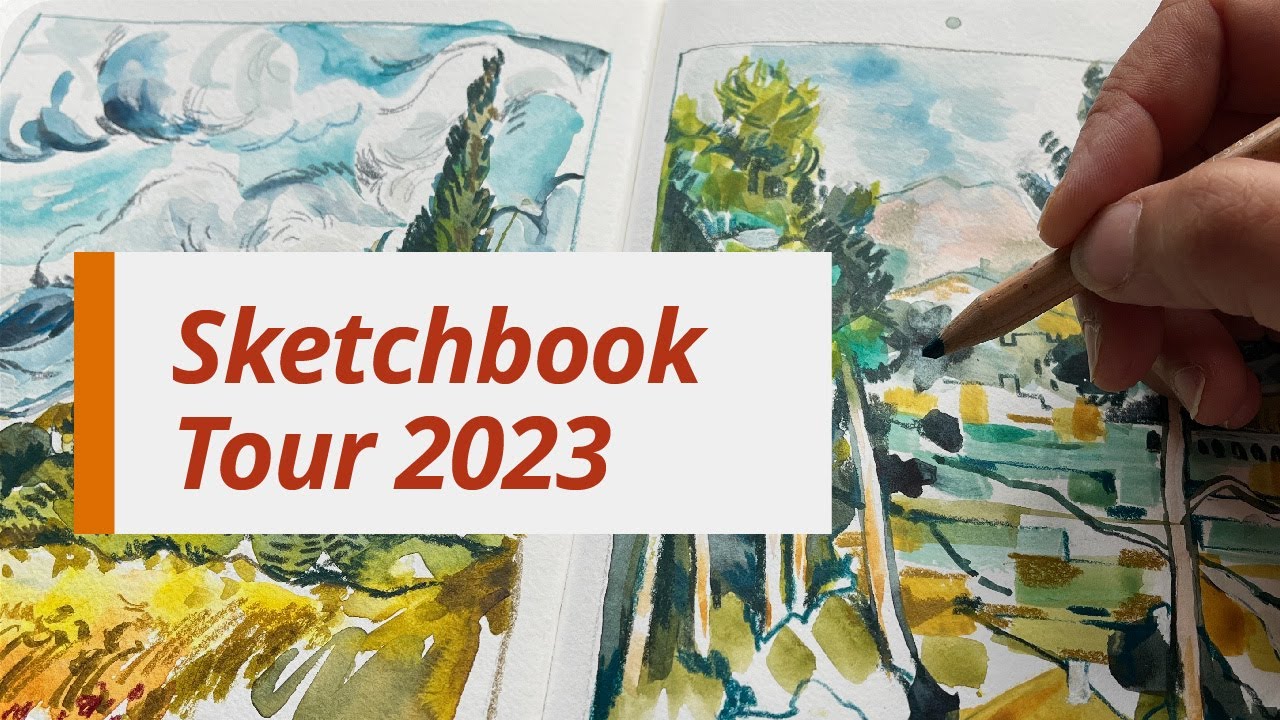 Sketchbook Tour 2023: Top 10 Favourite Watercolor Picks
