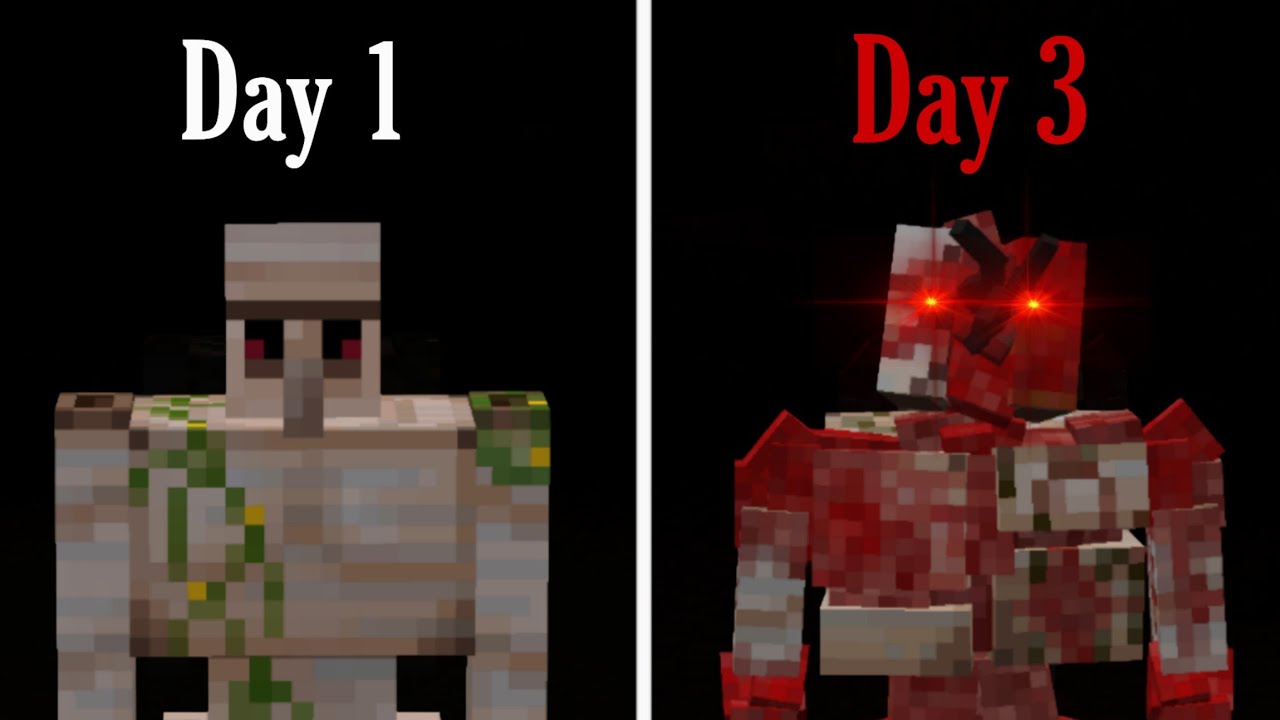 Never leave your Iron Golem in Nether for 3 days!