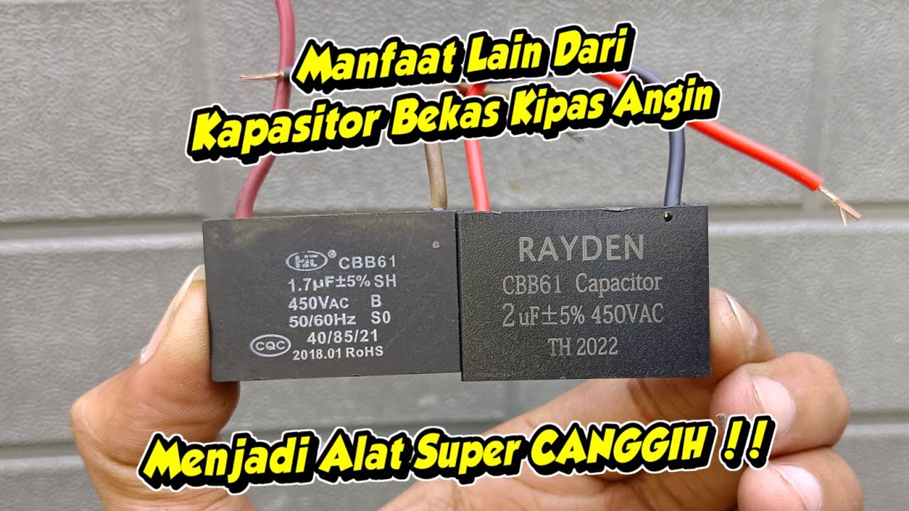 Semua Harus Tau !! Alat Canggih Dari Kapasitor Bekas Kipas Angin ini || #idekreatif #tutorial