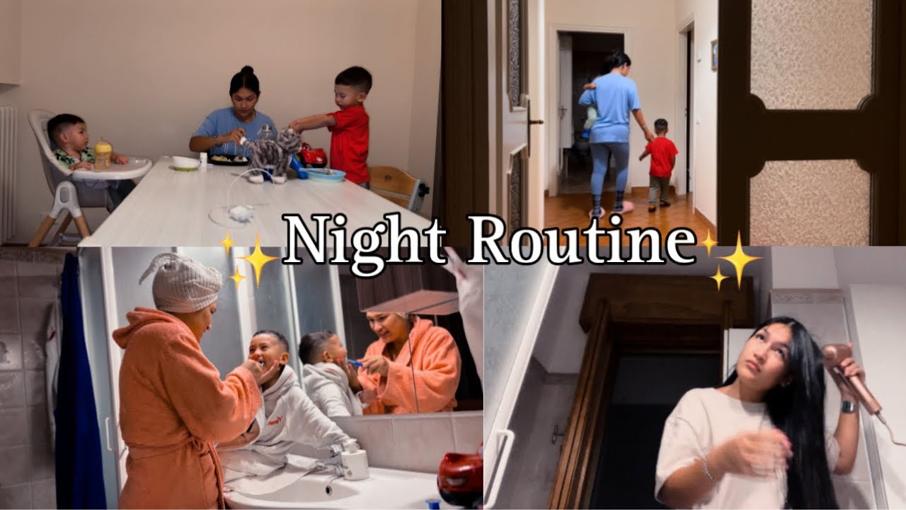 NIGHT ROUTINE🌙⭐️ Mamma di 2 bimbi piccoli *reale*