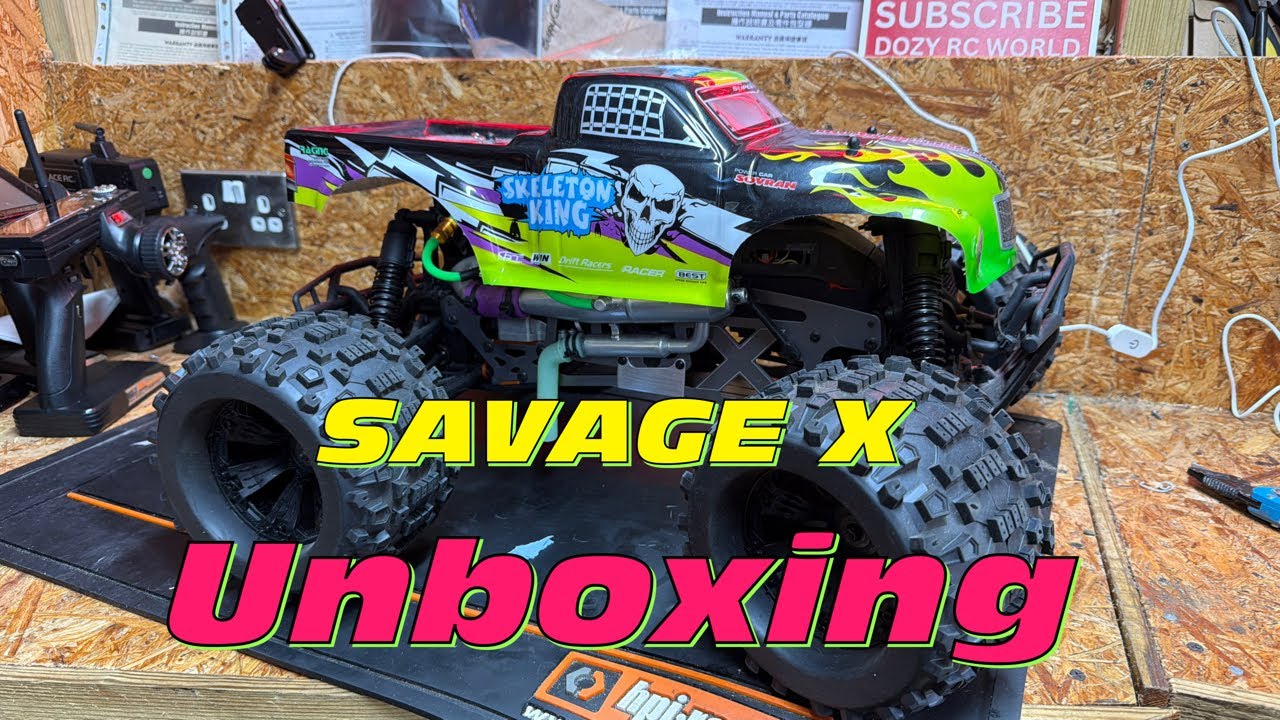 Распаковка HPI Savage X 4.6 с кучей приятных мелочей и большими планами на него 😬😬