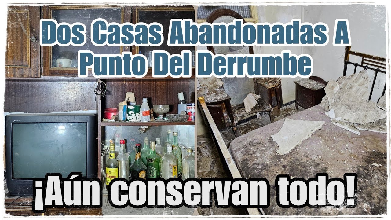 Visitamos Dos CASAS ABANDONADAS En Peligro De Derrumbe ¡AÚN CONSERVAN LOS MUEBLES! // AnitaNext