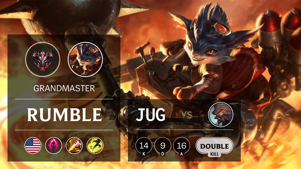 Rumble Jungle vs Udyr - NA Grandmaster Patch 9.18