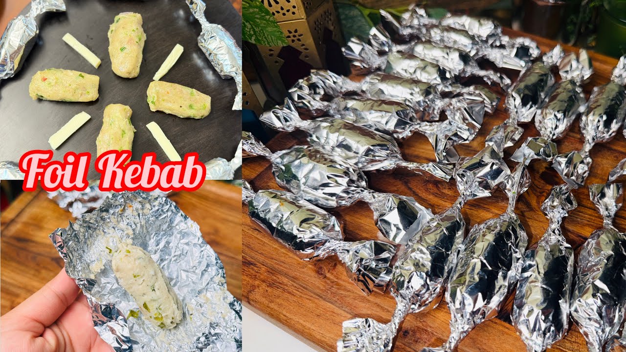 No-Fry Chicken Foil Kebabs | Oil Free Juicy & Healthy | Ramzan Episodes 6 | Recipe BY LK