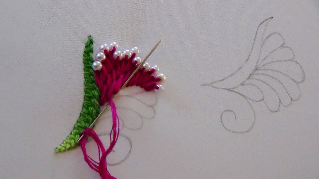 Hand Embroidery: Easy Embroidery all over the shirt/Buti Embroidery