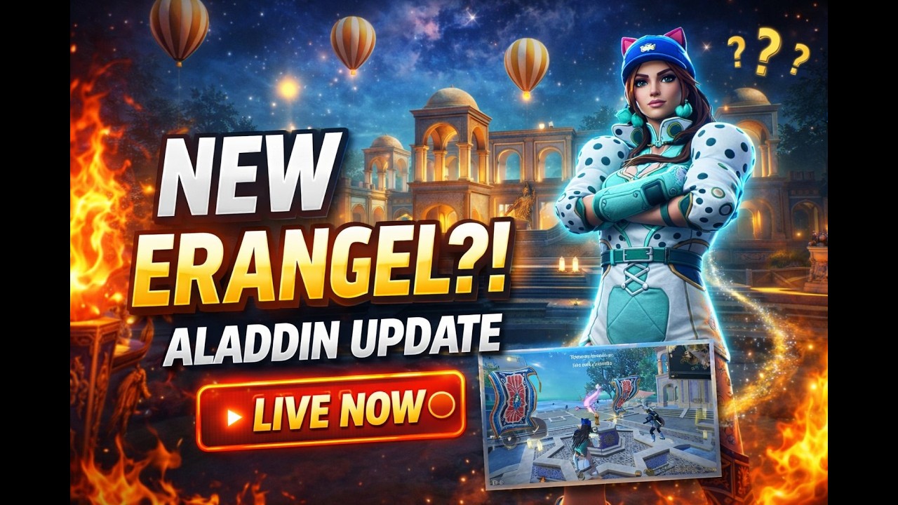 IS THE NEW ERANGEL ACTUALLY REAL?! 🤔 | ALADDIN THEME REVEALED LIVE