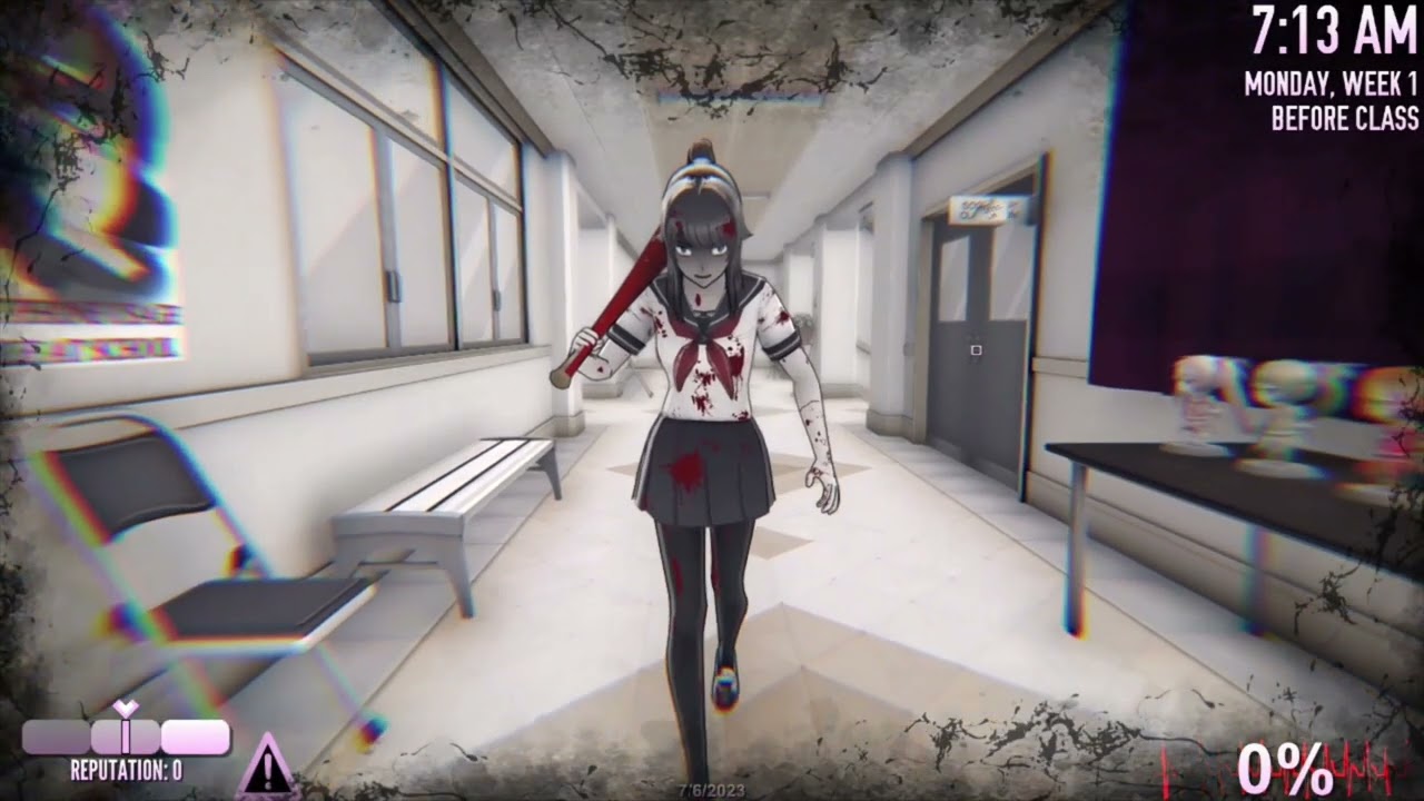 Ayano aishi clips for edits! (twixtor 2k/60fps) // ★Yandere Simulator