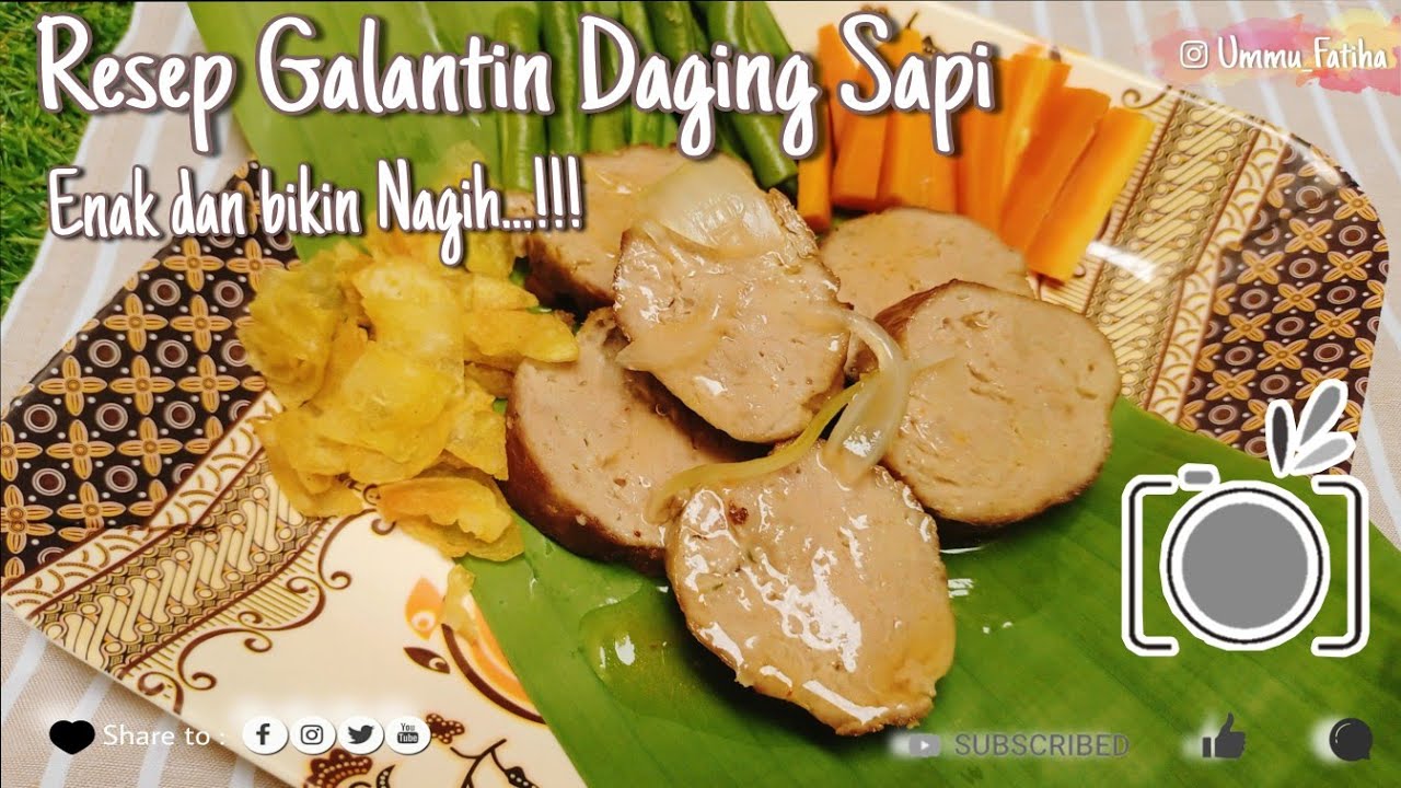 RESEP GALANTIN DAGING SAPI, ENAK DAN BIKIN NAGIH !!! | Motherhood Eps.32
