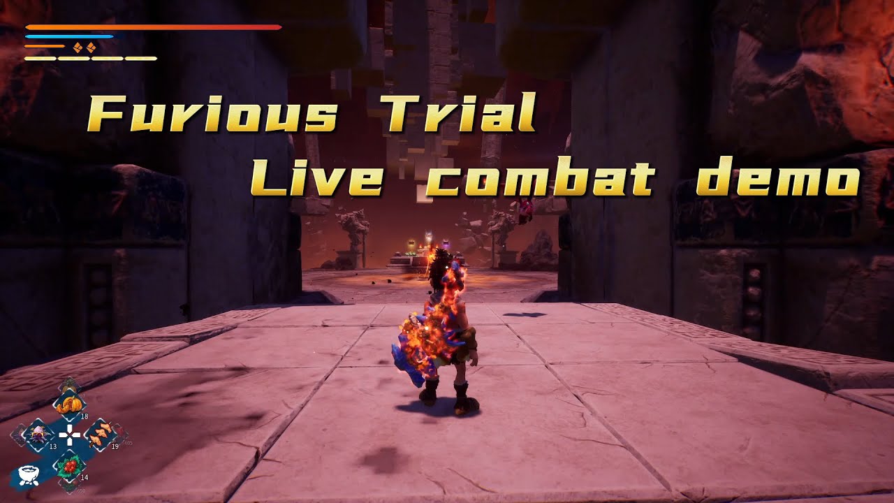 [Furious Trial]Challenge the Elemental Boss.Live combat demo