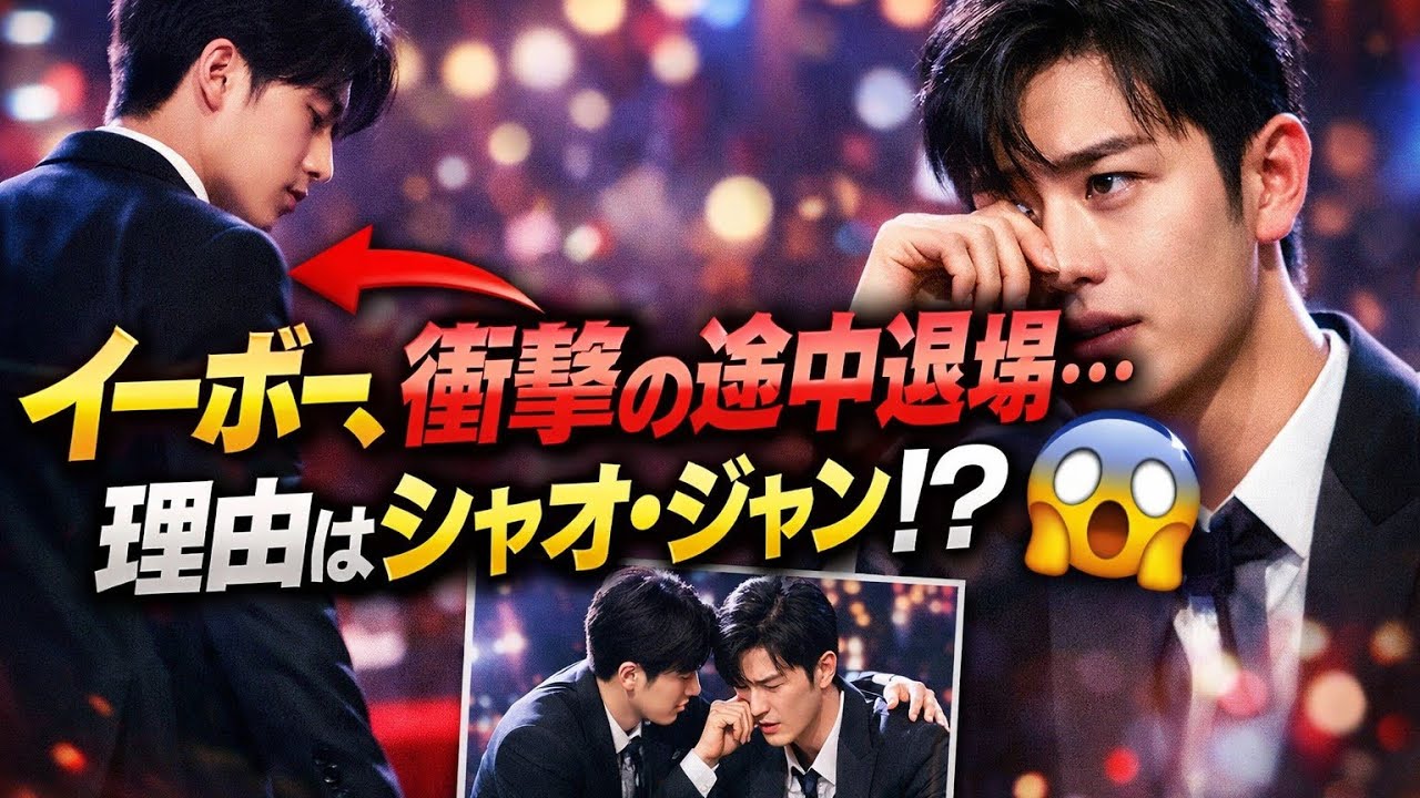 Live🔴ワン・イーボーが壇上を去った衝撃の理由…相手はシャオ・ジャン!? 😱🔥