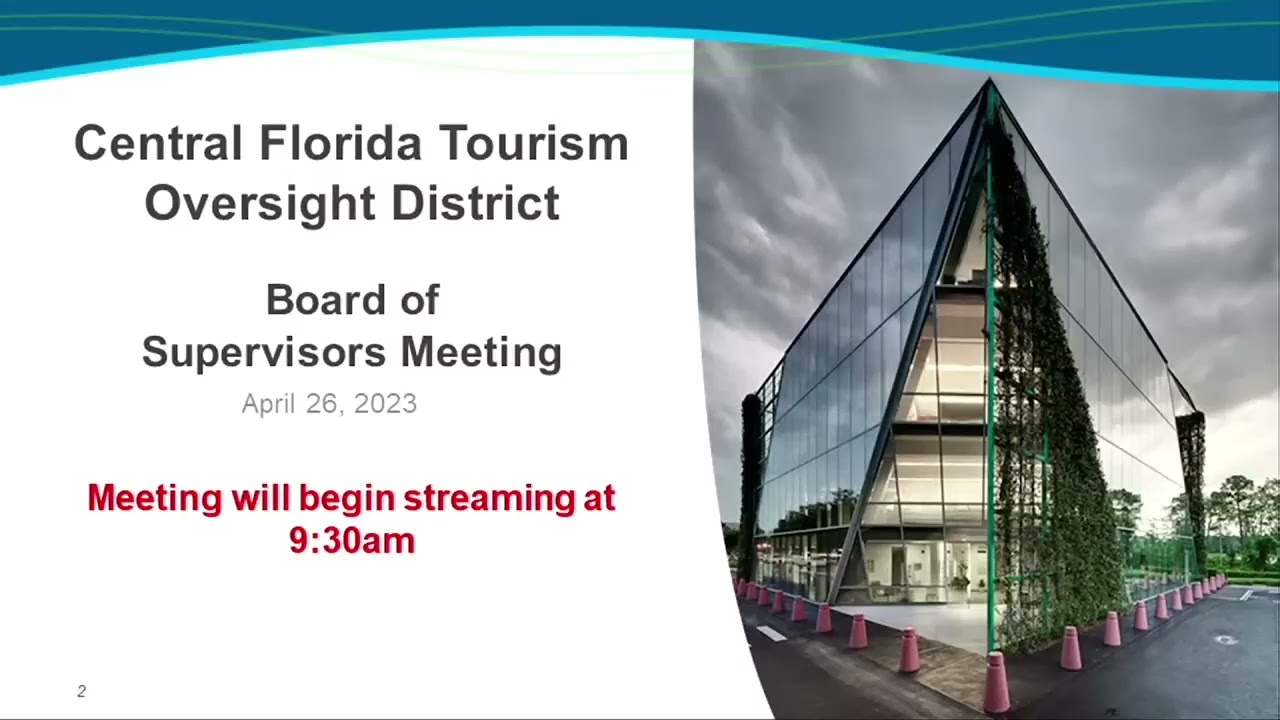 April 26, 2023 CFTOD Board Meeting Livestream