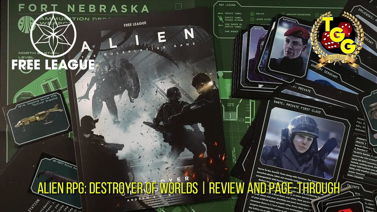 Alien RPG: Destroyer of Worlds | Review and Page-Through
