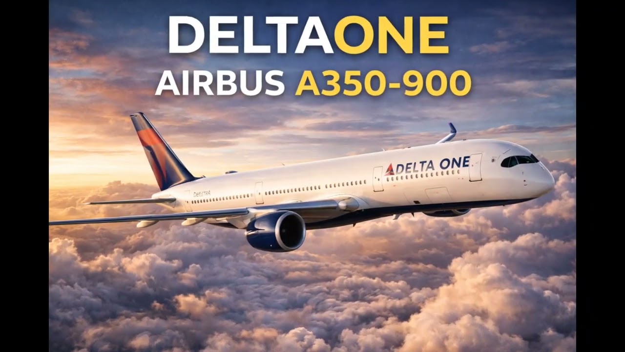 Delta one Atlanta to Lagos 2025. Airbus A350-900.