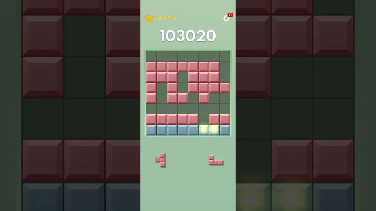 Jogando blockblast 