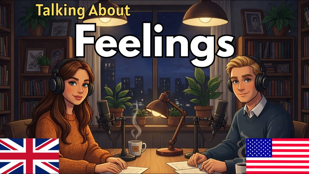How to Talk About Your Feelings in English || English Conversation Practice 