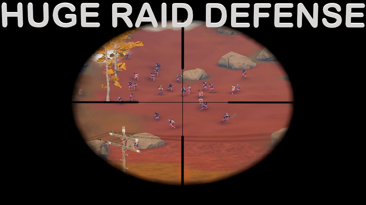 BIGGEST RAID DEFENSE NA (48v13) - Rust