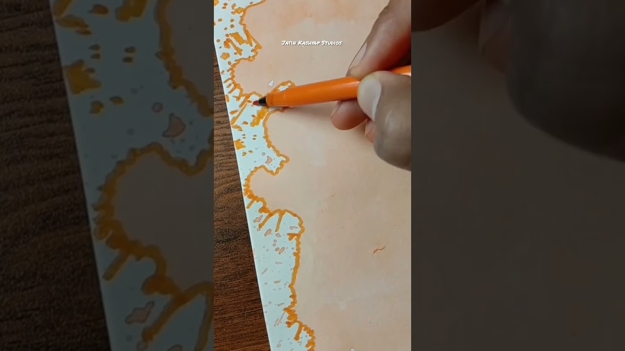 Ram bhakt hanuman ji angry face drawing 🙏 | Spill art 🎨 
