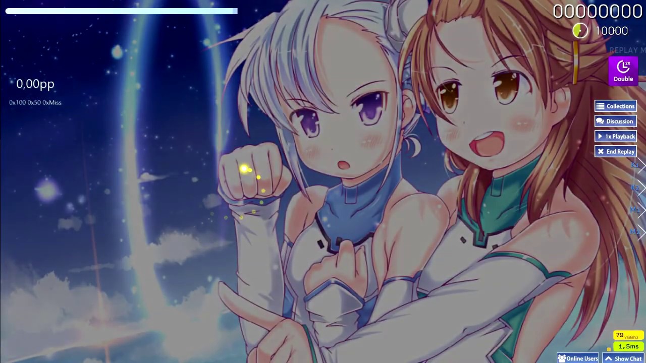 Osu! - Hello! (TV Size) [Madoka] + DT, FC 99.03% [LIVE PP COUNTER]