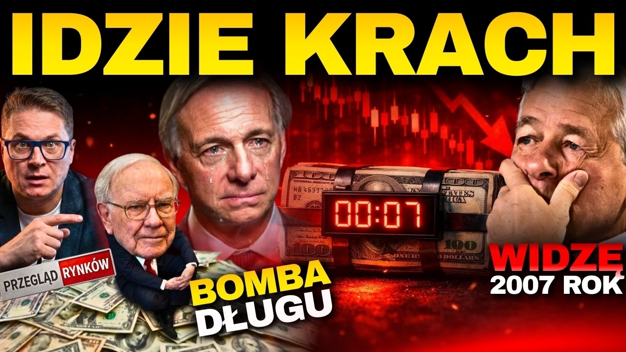 Tykająca bomba za 3 biliony USD! Dlaczego elity uciekają do gotówki? Co mówią Buffett, Dalio i Dimon