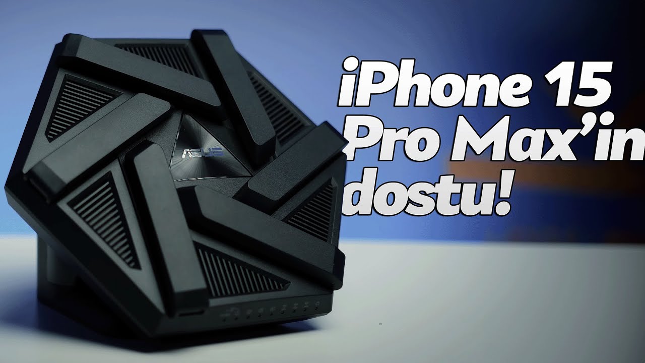 iPhone 15 serisi böyle daha hızlı! ASUS RT-AXE7800 router inceleme!