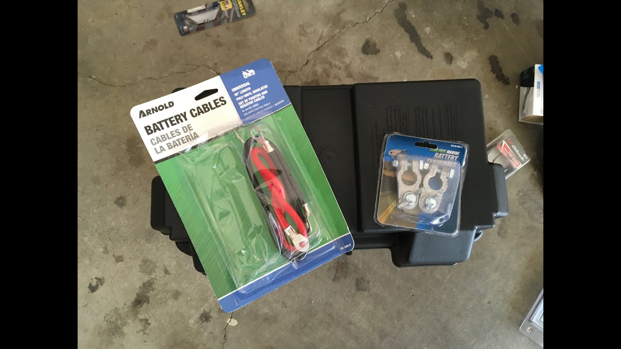 Connecting Universal Marine Battery Terminal to Cable