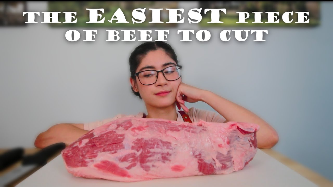 How to Cut a Whole Beef Eye of Round | Butchery At Home | The Easiest Piece of Beef to Cut