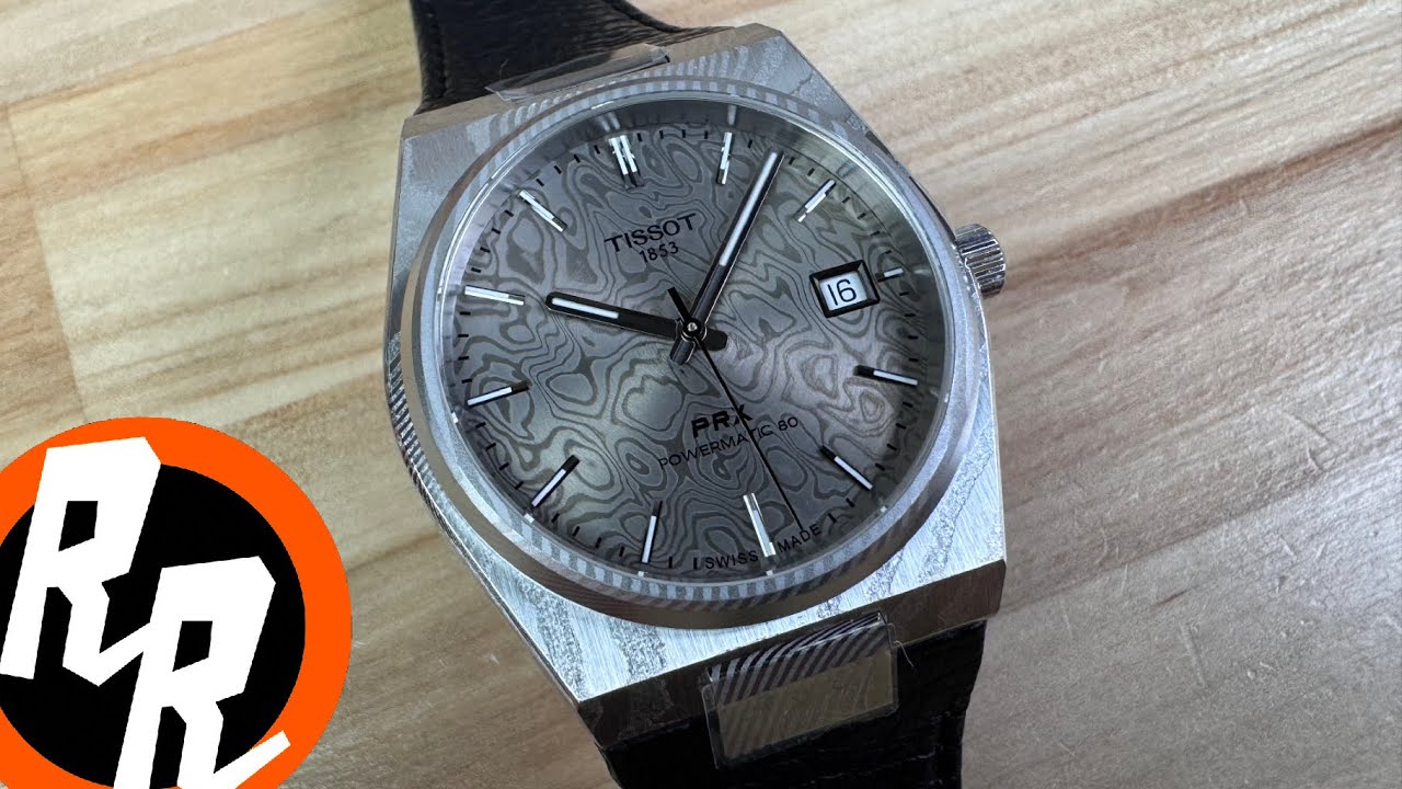 Tissot PRX Powermatic 80 Damascus Steel (часы Trifecta)