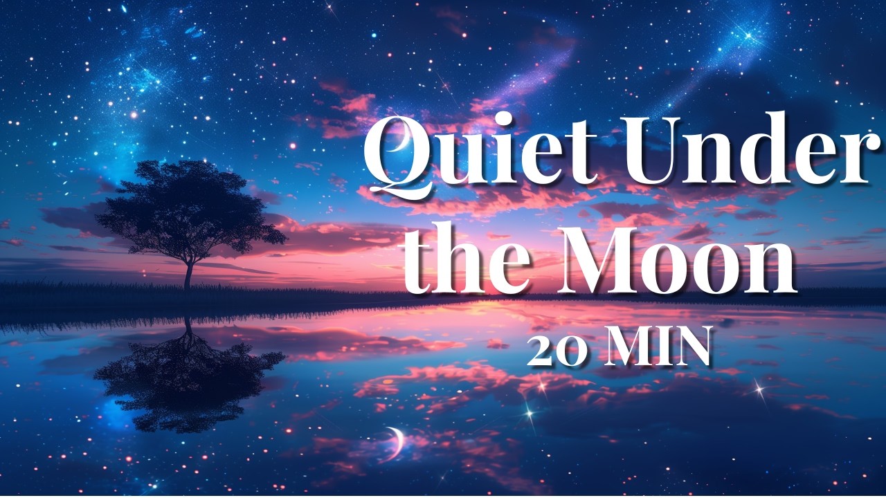 Crescent Moon Reflections 🌙 20 Min Peaceful Piano