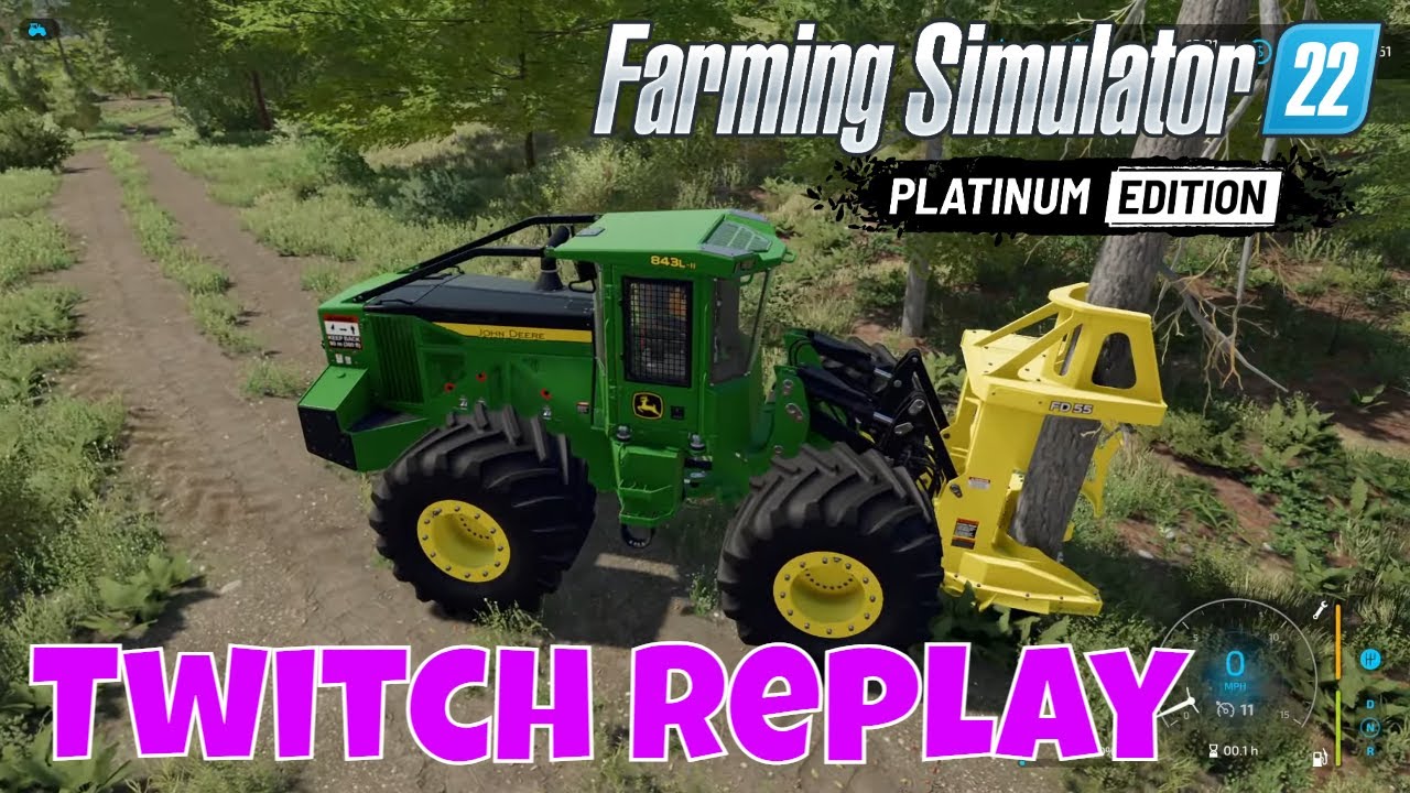 Farming Simulator 22 Platinum Edition Early Access | The John Deere Fellerbuncher is AMAZING