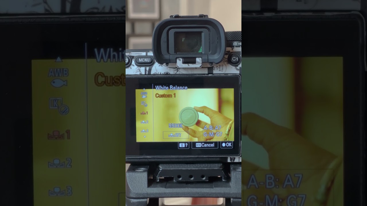 📸 How to Set White Balance with a Cap | Save this post and Share it 🤷.